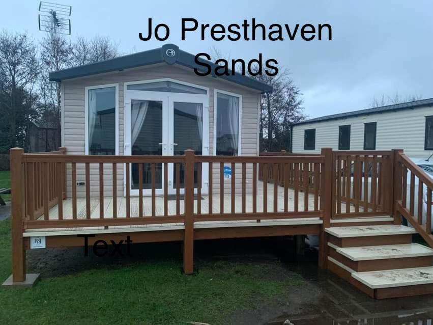 3 Bed Platinum Caravan Presthaven Sands Prestatyn Esterno foto